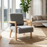 Zem Bahama Bohem Ahşap Berjer